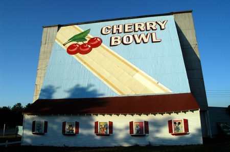 Cherry Bowl Drive-In Theatre - Screen Tower